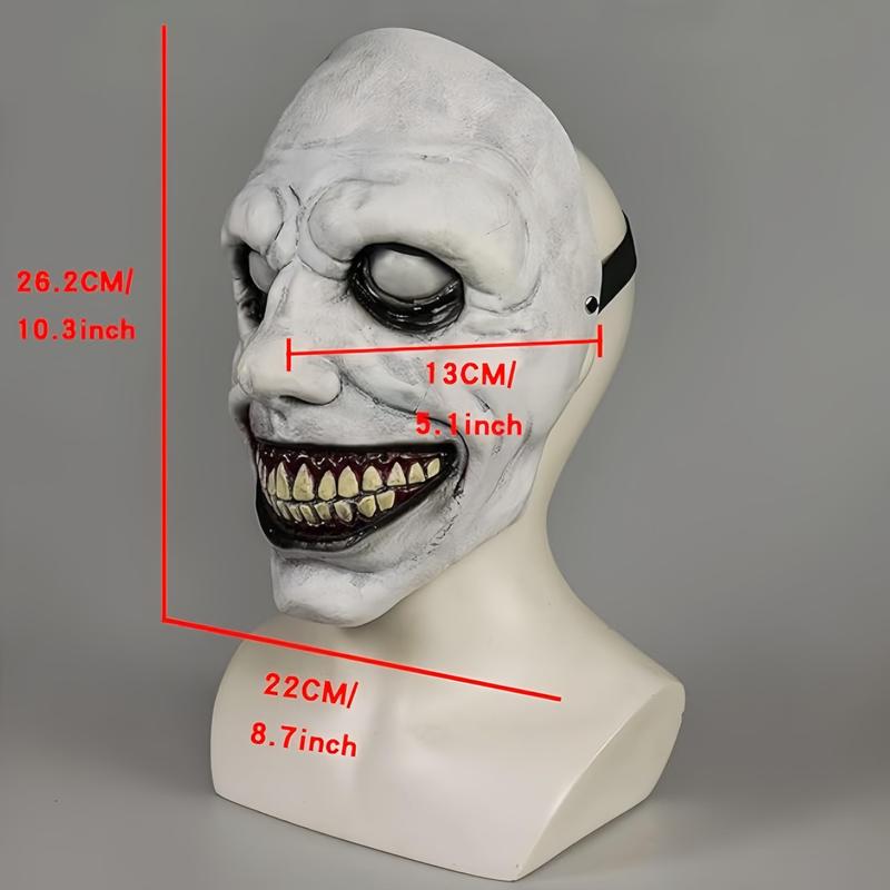 Scary Halloween Mask for Adults,Creepy Latex Horror Mask, Realistic Durable Natural Latex, Perfect for Parties