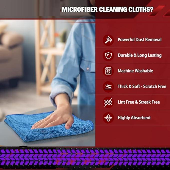 Microfiber Cleaning Cloths-50 PK, Premium All-Purpose Car Cloth, Lint Free Dusting Cloth Cleaning Rags, Absorbent Cleaning Towel for Cars, SUVs, House, Kitchen, Window, Gifts(12in.x12in.) marshalls toweldress