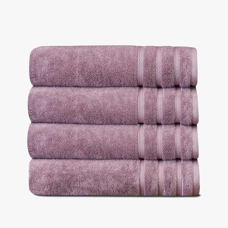 True Comfort 4pk Bath Towel Set