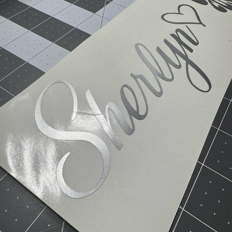 Custom Cursive Name Decal - Personalized Name Decoration