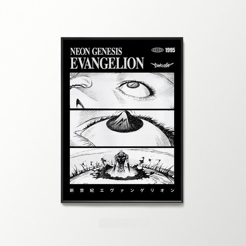 End Of Evangelion Poster Anime Vintage 90S Poster Decor Glossy