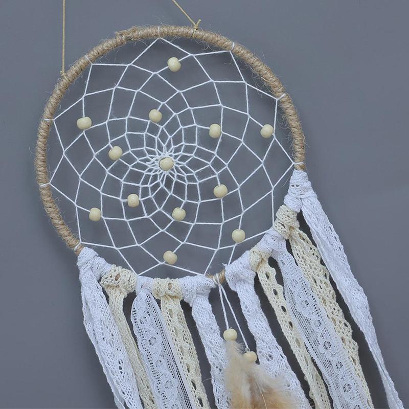 Boho Wall Hanging Dream Catcher, 5pcs set Feather Decor Woven Decorative Craft, Hanging Decor for Home Living Room Bedroom, Stocking Fillers Gift