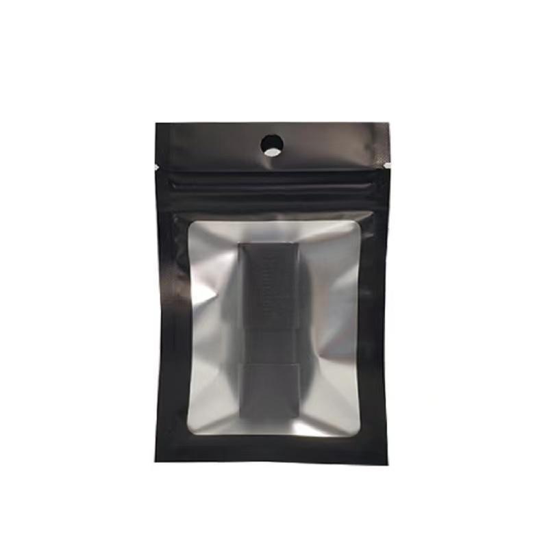 Mylar Bag, 100pcs Reusable Sealable Mylar Bag with Clear Window, Dustproof Durable Storage Bag for Candy & Jewelry