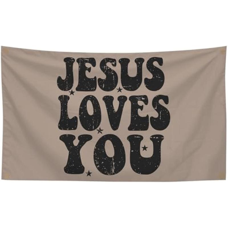 Jesus loves You Tapestry 40x60in Tapestry For Bedroom College Dorm Home Decor Wall Hanging Meme Funny Tapestry