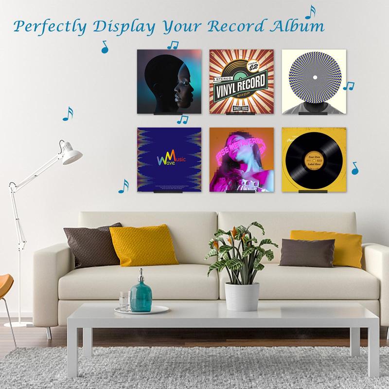 Acrylic Record Rack, Vinyl Record Display Stand, Wall-mounted Shelves, Album Display Holder For Music Lovers, Home Decor