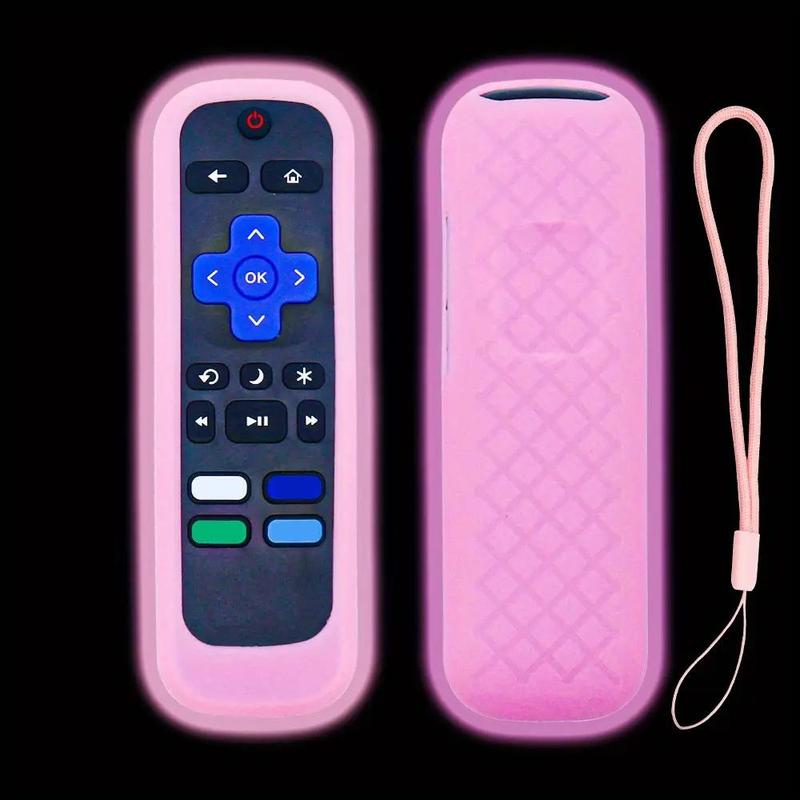 Glow In The Dark Remote Control Case, 1 Count Remote Control Cover, Remote Control Protector For Home, Christmas Gifts, Christmas Decorations