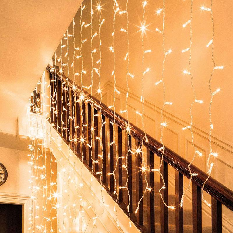 Indoor Outdoor 10M-100M 100-2000LEDs Fairy LED String Light 8 Modes Waterproof Christmas Tree Lights Super Long Lead Wire For Xmas Wedding Party Bedroom Room Easter Decorations christmas  lights