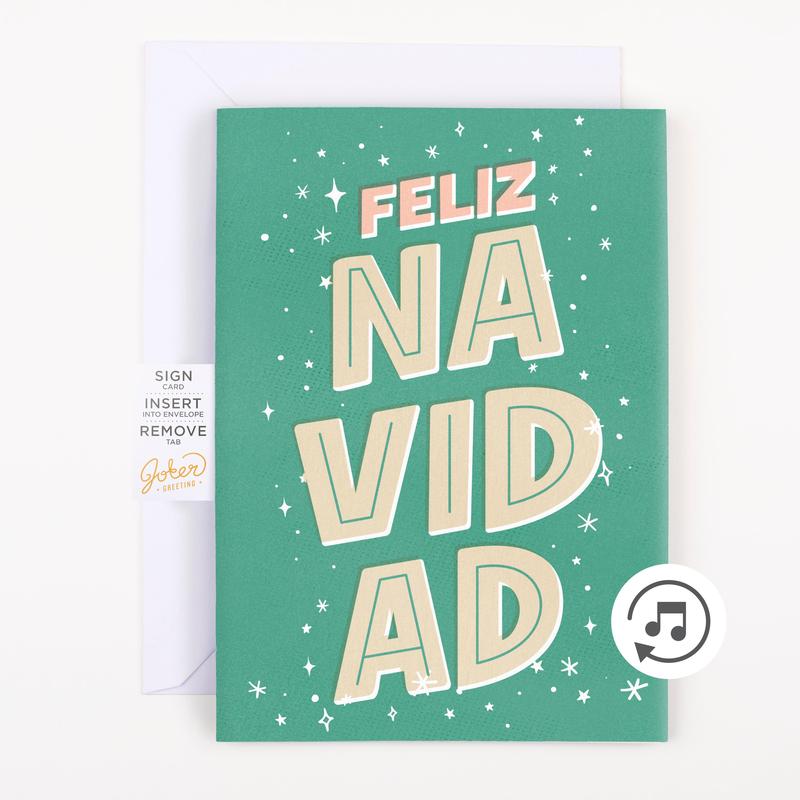 Endless Feliz Navidad With Glitter