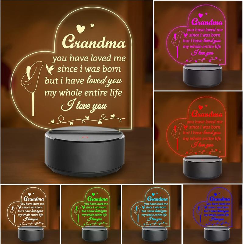 Christmas Gifts, Grandma Gifts from Grandchildren Granddaughter Grandson, Grandma Birthday Gifts, Mother’s Day Gifts, Thanksgiving Day Gifts for Nana, Grammy, Grandmother