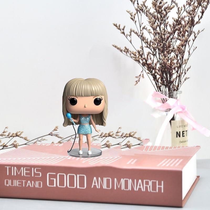 Tay-lor Resin Funko, Collectible Statues, Music Star Resin Sculptures-Commemorative Resin Ornaments-The Best Gift for Taylor Fans and Friends, Music Lover-Living Room and Desk Ornaments