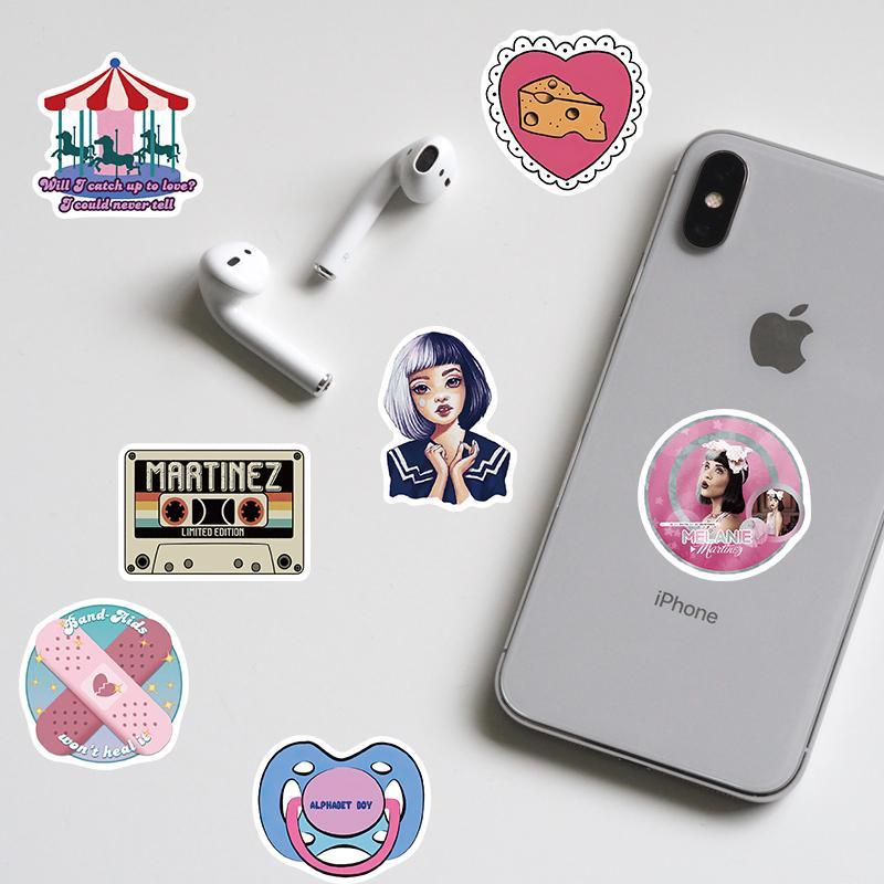 Cartoon Girl Series Sticker (50pcs), Waterproof Self Adhesive Decor Paper, Decor Sticker for Gift Greeting Card Water Bottle Laptop Phone