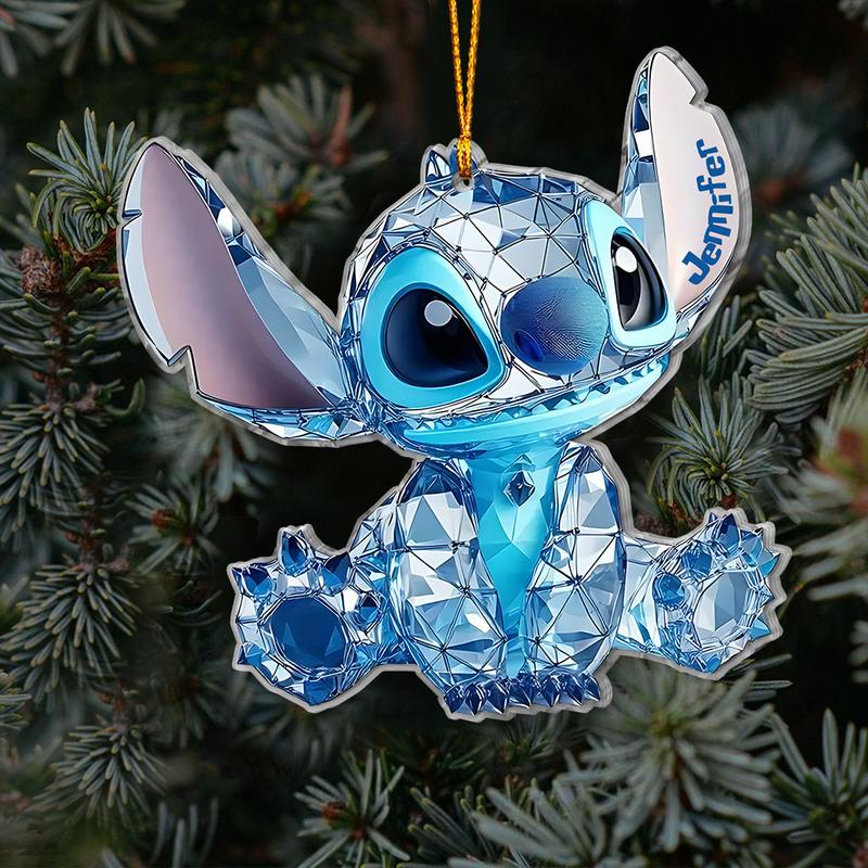 Merry Stitchmas - Personalized Ohana Ornament