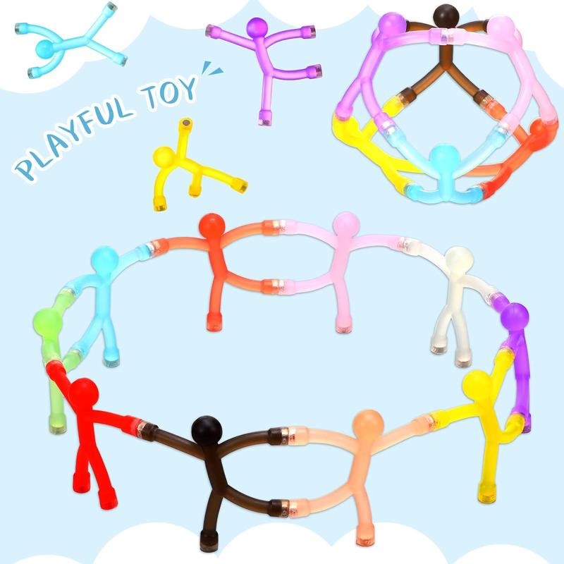 30 Pcs Cute Novelty Man Fridge Magnets for Refrigerator, Door, Office Humanoid Magnetic Toys Colorful Fidget Toys for Crafts Science