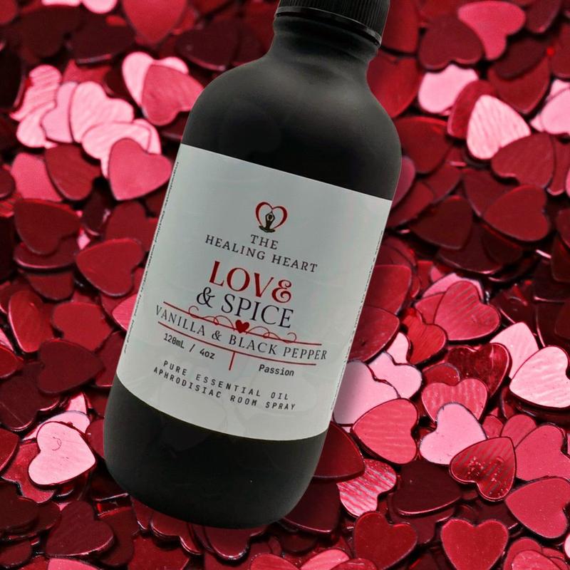 Love & Spice Room Spray - Vanilla & Black Pepper - Aphrodisiac Enhancing Room Spray Scent Matte