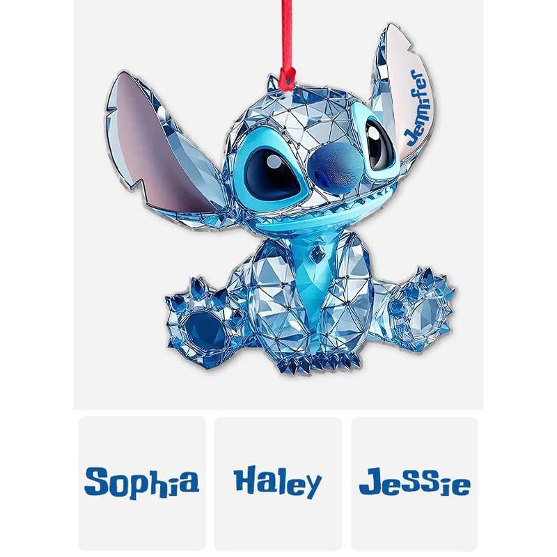 Merry Stitchmas - Personalized Ohana Ornament