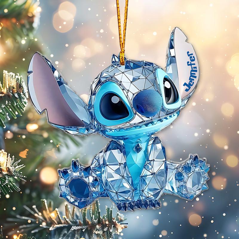 Merry Stitchmas - Personalized Ohana Ornament