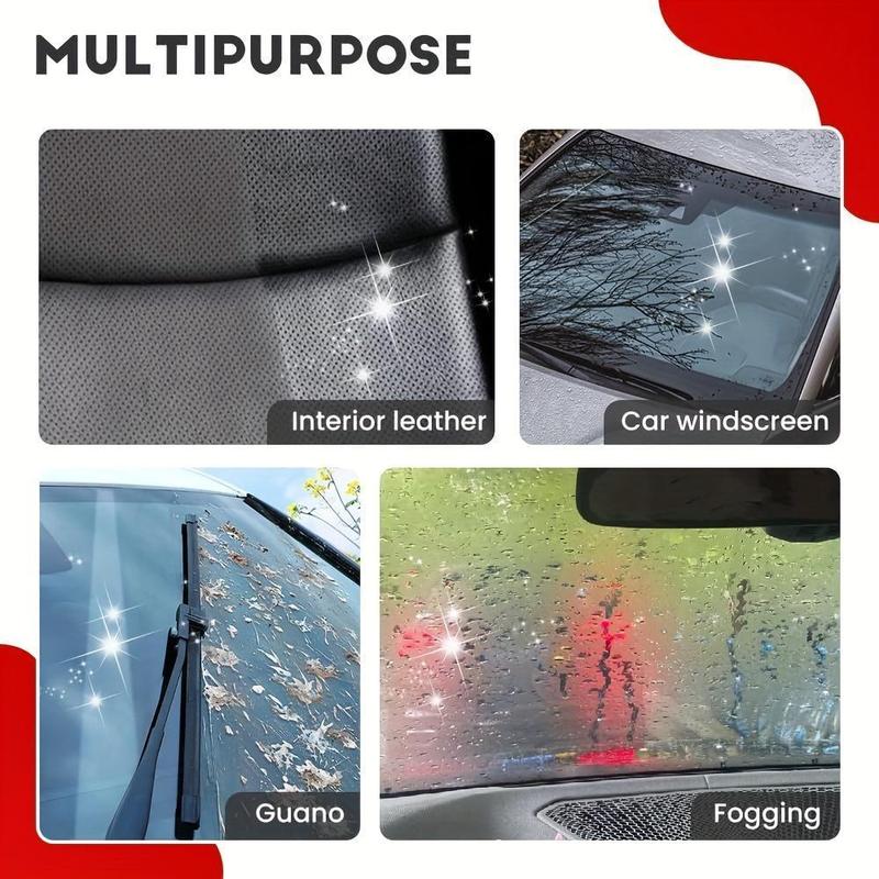 Car Oil Film Cleaning Brush, Car Windshield Oil Film Removal Tool, Rainy Day Anti-fog Cleaning Glass Brush, Suitable for All Cars