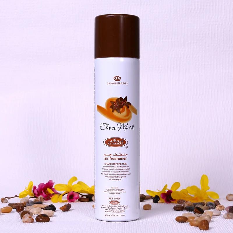 Choco Musk Air Freshener Spray by Al Rehab 300ml Aroma Floral