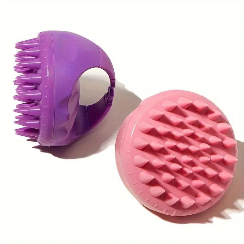 Silicone Scalp Massager, Shampoo Brush, Handheld Shower Scalp Scrubber, Hair Scalp Massager Shampoo Brush, Shower Massage Brush, Bath & Body Care, Bathroom Accessories