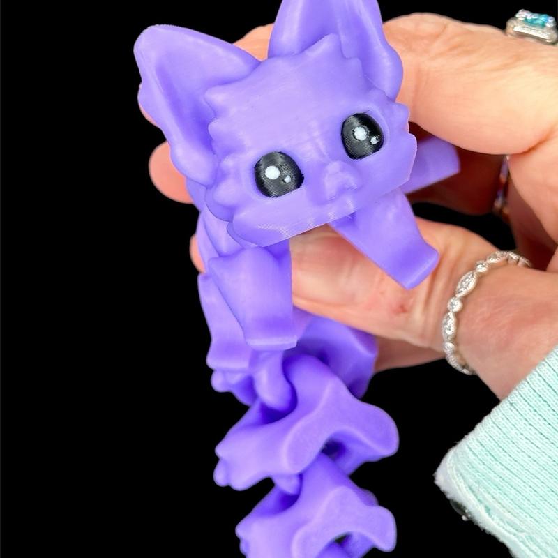 3D Printed Articulated Fox Figurine