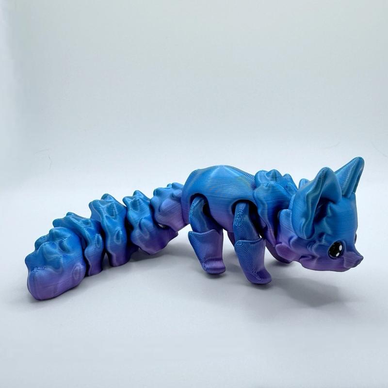 3D Printed Articulated Fox Figurine