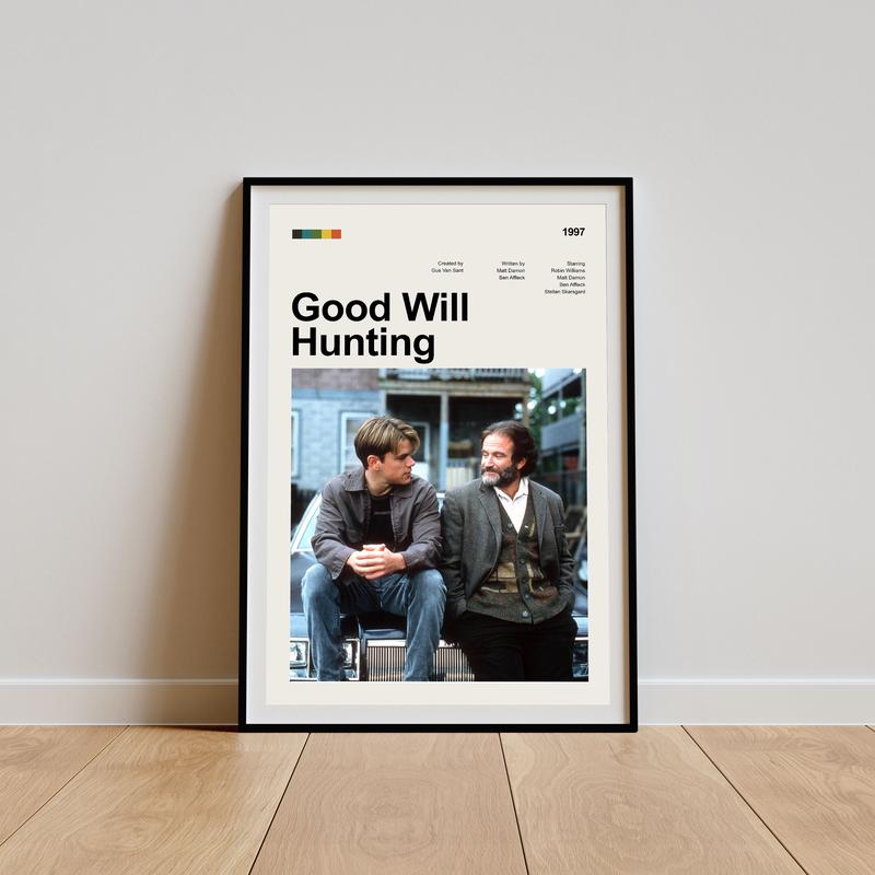 Good Will Hunting Poster, Good Will Hunting Movie Poster Print, Good Will Hunting Poster Wall Decor, Movie Posters Art, Landscape, Decoration Room