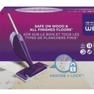 Swiffer Wet Jet Mop Cleaning Pads Refill, Floor Cleaner for Mopping Wood, Laminate, Tile, 24ct