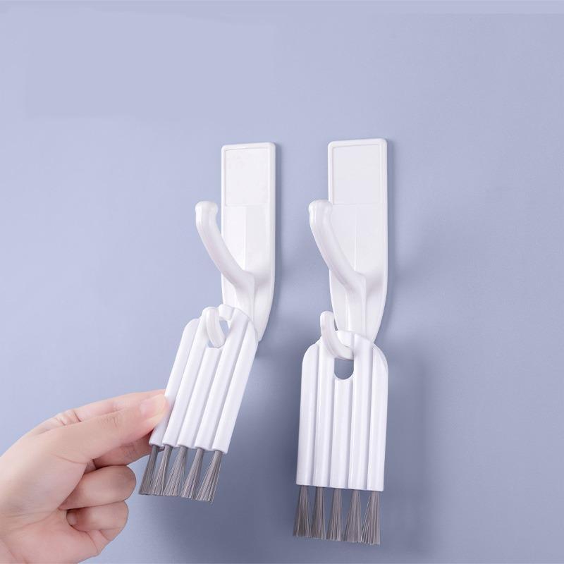 Multifunctional Cup Lid Cleaning Brush, 2pcs Household Keyboard Groove Gap Cleaning Brush, Kitchen Gadget, Kitchen Utensils