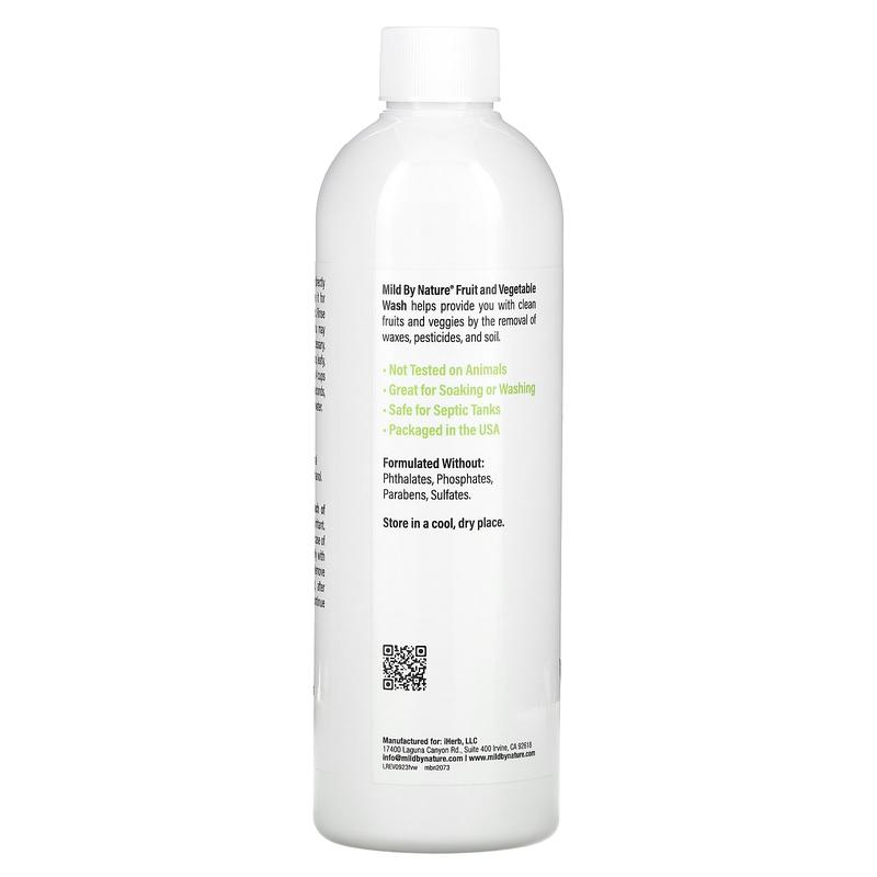 Mild By Nature Fruit and Vegetable Wash, 16 fl oz (473 ml)