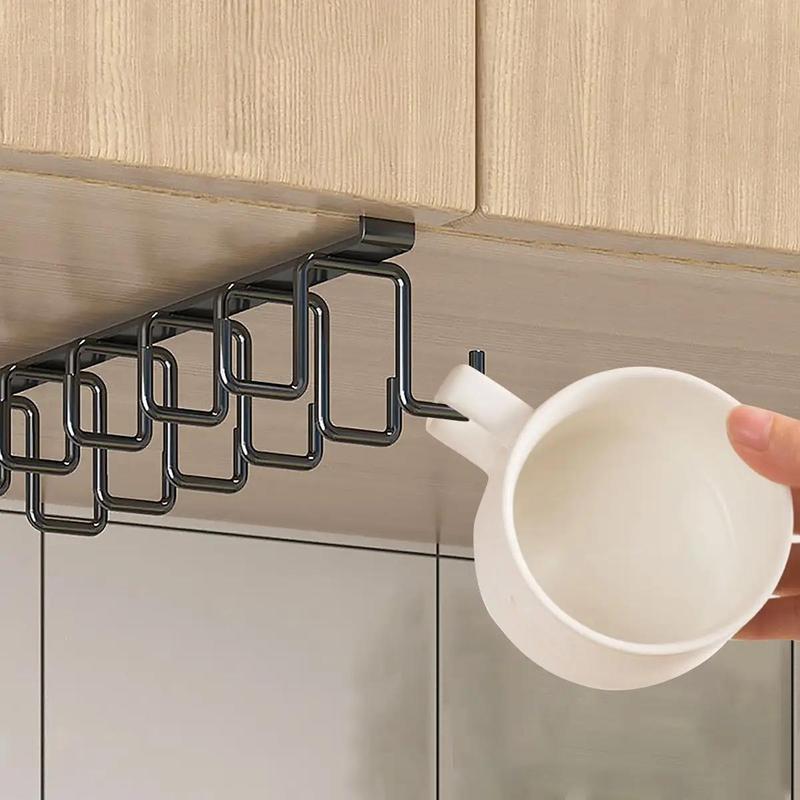 Bathroom Kitchen Hanging Storage Rack, Multifunctional Towel Cup Storage Rack, Towel Cup Holder for Kitchen Bathroom Bedroom, Home Organizer