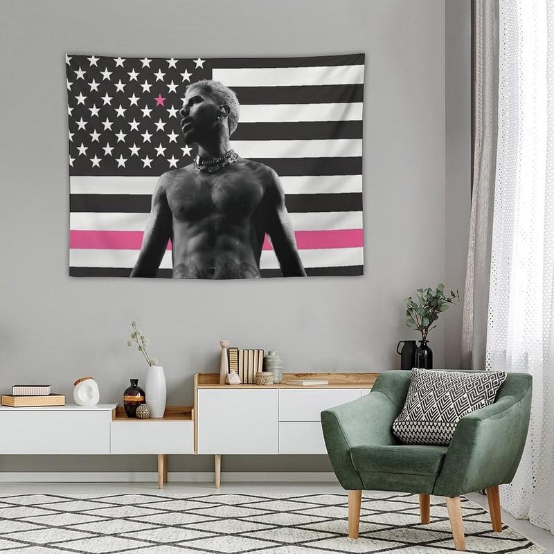 American Rauw Flag Tapestry Alejandro Poster Suitable for College Dormitories,Bedrooms, Living Rooms, Dormitories, Background Decorations