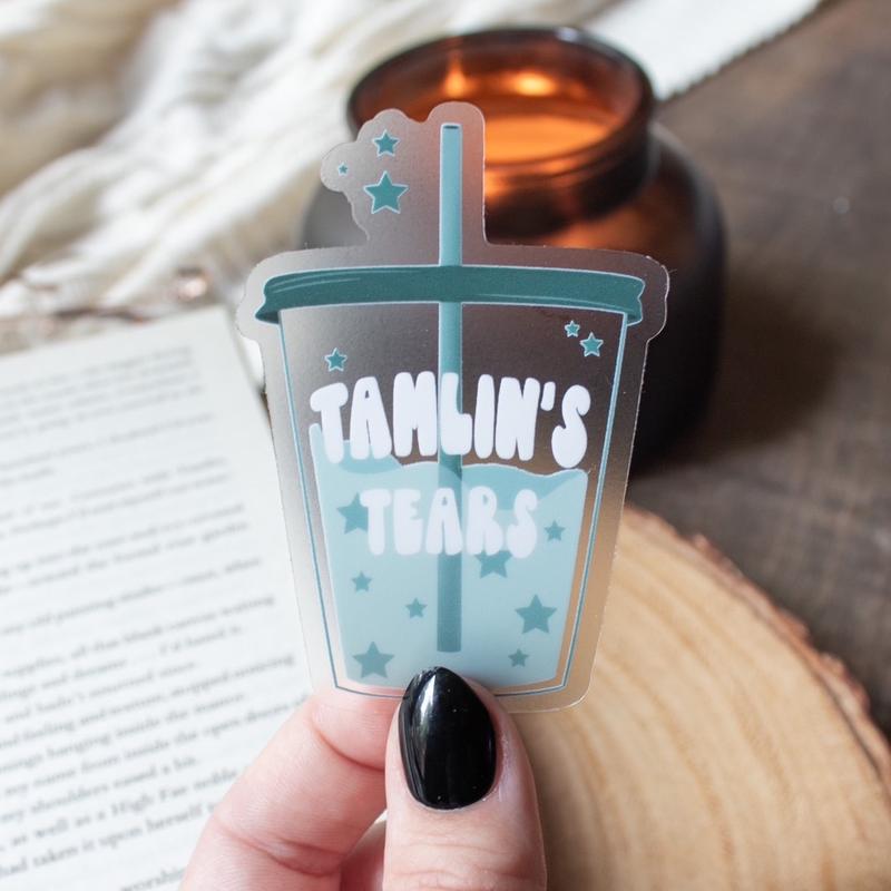 Tamlin’s Tears Tumbler Sticker | Officially Licensed ACOTAR merch | 3”x1.7”