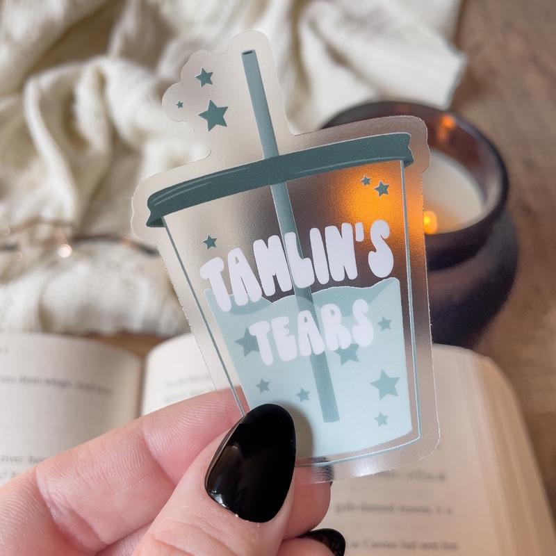 Tamlin’s Tears Tumbler Sticker | Officially Licensed ACOTAR merch | 3”x1.7”