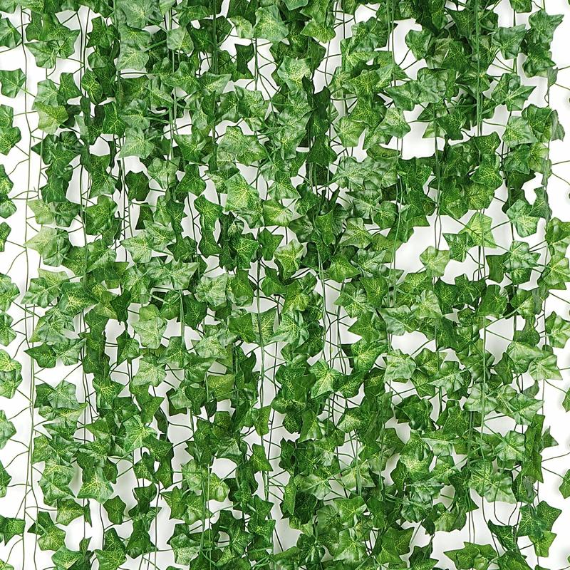 12 Pack 86 FT Artificial Ivy Garland, Fake Ivy Leaf Plants Vine Greenery Garland Home Kitchen Balcony Garden Office Wedding Wall Decor No Brand