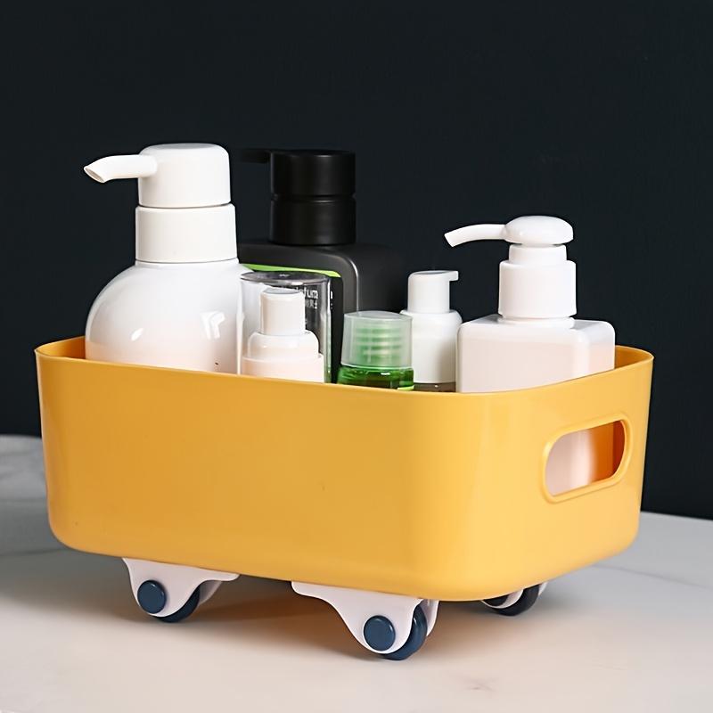 Self Adhesive Trash Can Roller, Household Storage Box with Stickable Bottom Pulleys, Universal Storage Attachment for Home Use