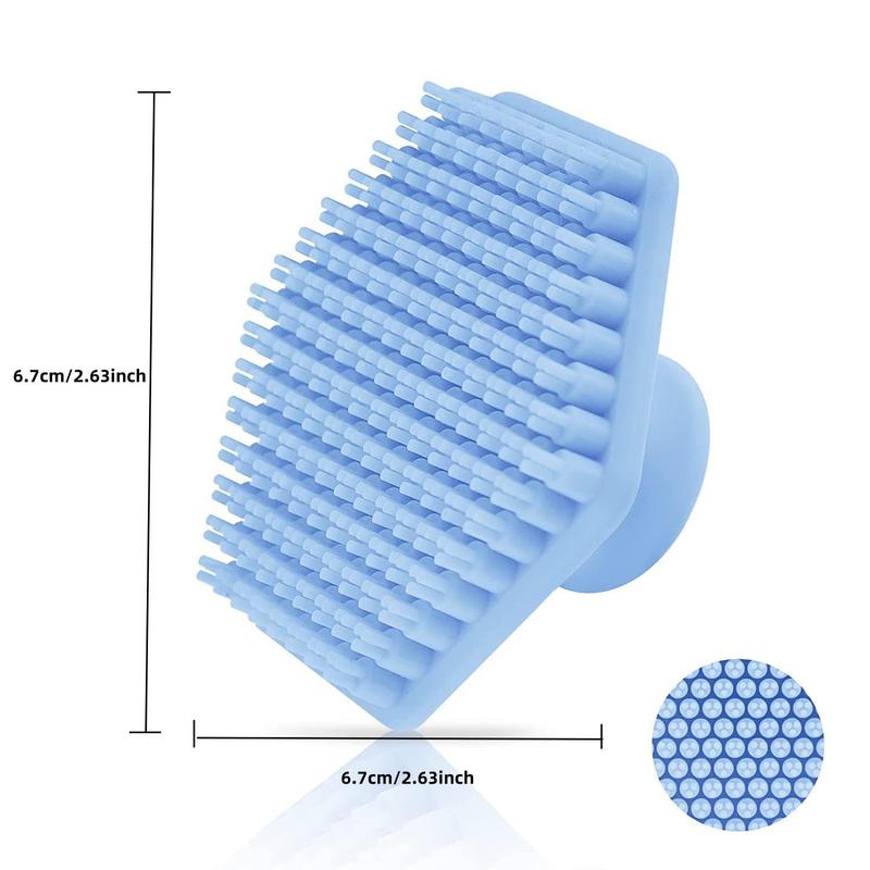 Soft Silicone Face Wash Brush, 1 Count Multifunctional Scrubber for Face Cleansing Massage, Shower Massage Brush for Bathroom