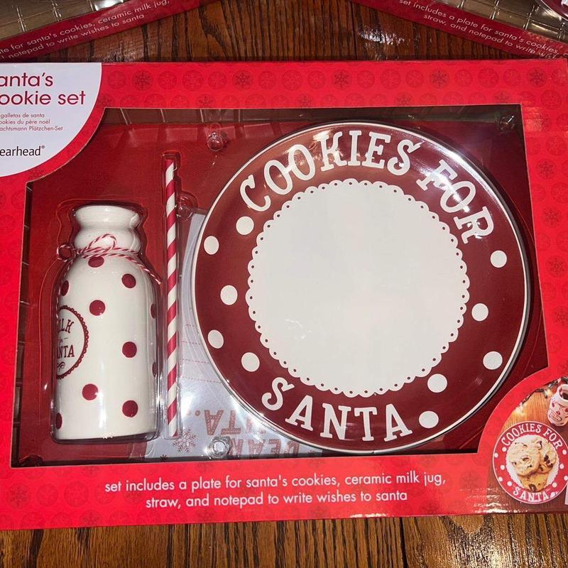 Santa's Milk and Cookies Set