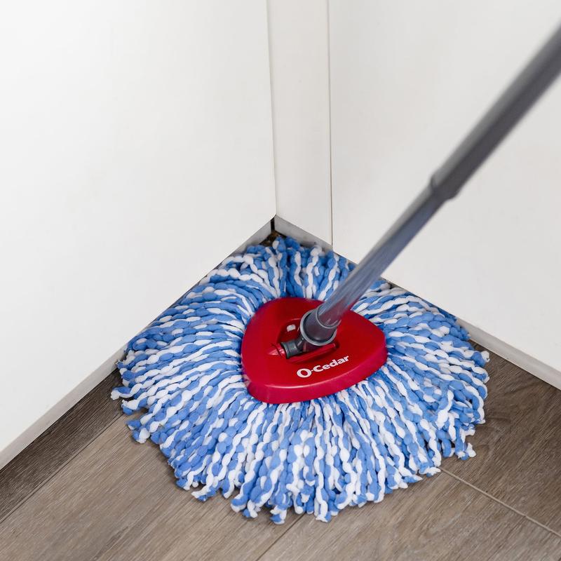 O-Cedar RinseClean Clean Water Spin Mop and Bucket System | Clean with Clean Water | Removes 99% of Bacteria || 1389