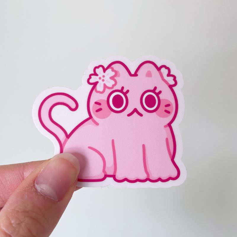 Cute Cat Heavy Duty Waterproof Vinyl Stickers - Vol 1