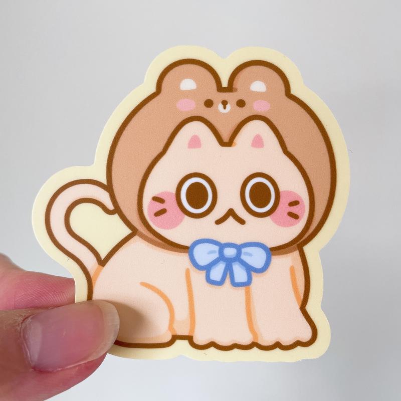 Cute Cat Heavy Duty Waterproof Vinyl Stickers - Vol 1