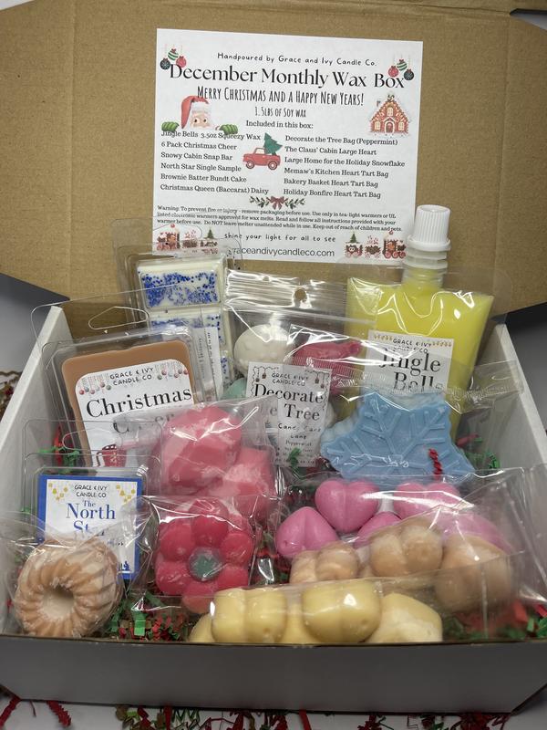 Monthly Wax Melts Box (December)