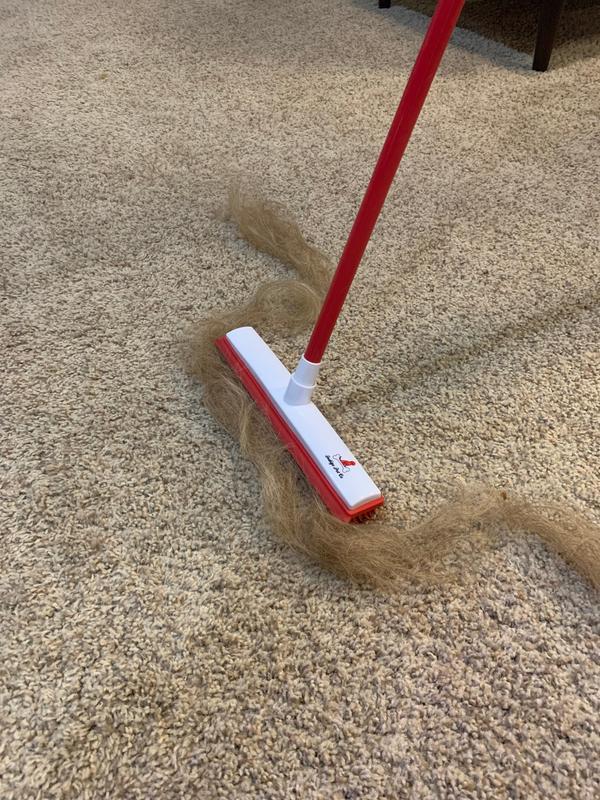 Hair Removal Broom.Pet carpet hair removal broom, scrapes dust, hands-free washing mop, rubber floor brush for cleaning dog hair and wiping windows.