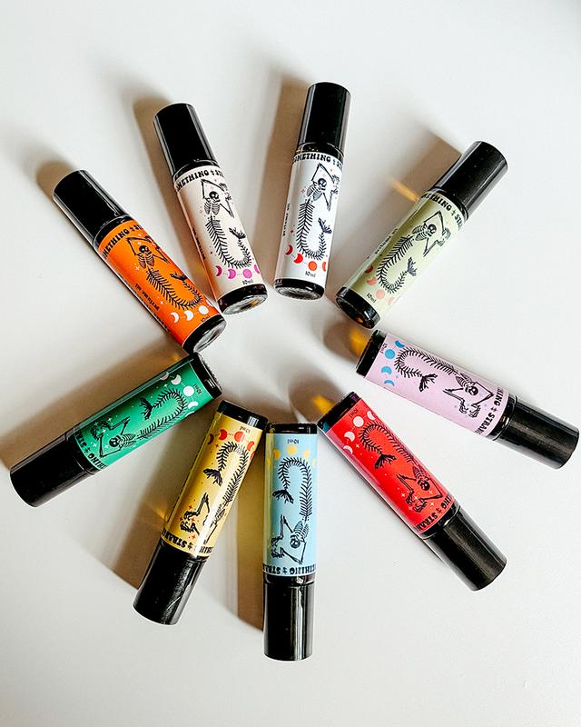 10ml Roller Oils by Zomething Strange- Sweet Gourmand, Floral, Earthy or Masculine Scents