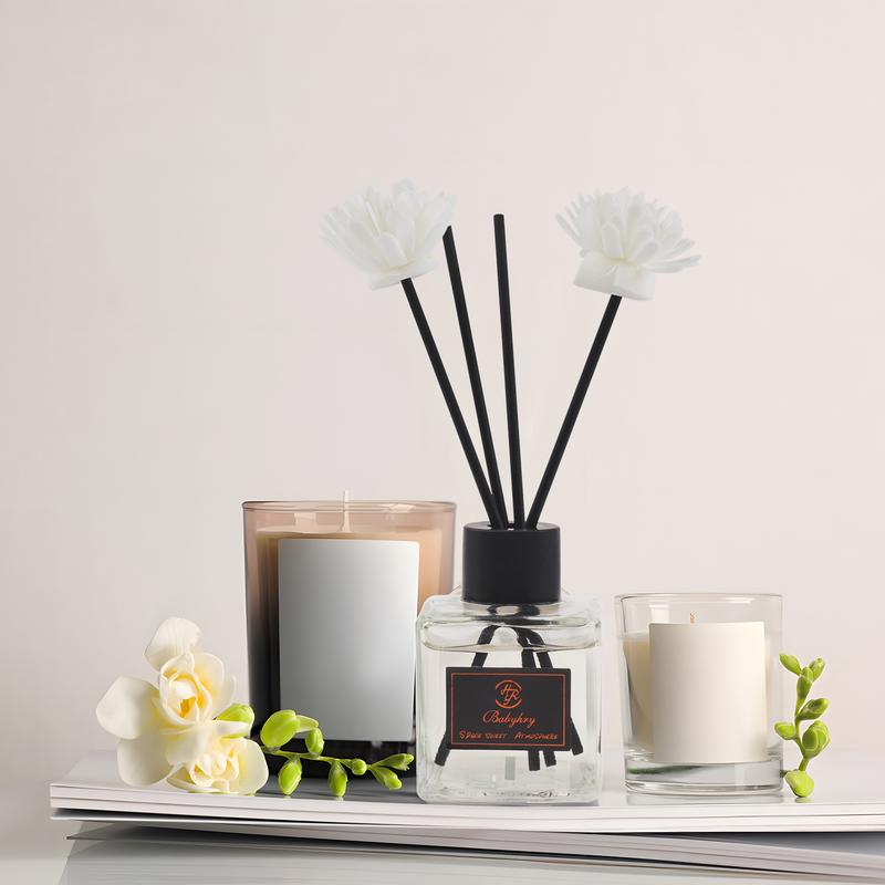 8 scents!New style! Reed Diffuser sticks Set 2.11 oz (60 ml) with cymbidium fragrance sticks Home Fragrance Light Scent Home Decor  Home Fragrance  Aroma Freshener Flower Gift