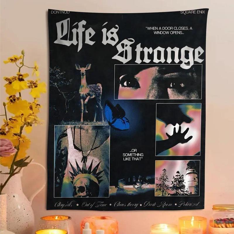 Life is Strange 2 Printed Large Wall Tapestry Hanging Tarot Hippie Wall Rugs Dorm Home Decor