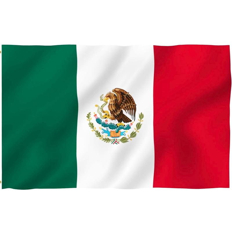 3x5FT MEXICO FLAG LARGE MEXICAN LATIN LATINO bandera mexicana cinco de mayo