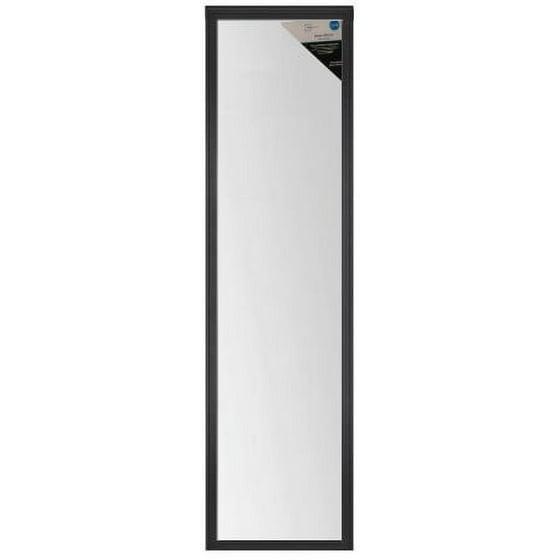 Mainstays 13x49 Rectangular Full-Length Black Mirror | Stylish & Modern Wall Mirror for Home Decor