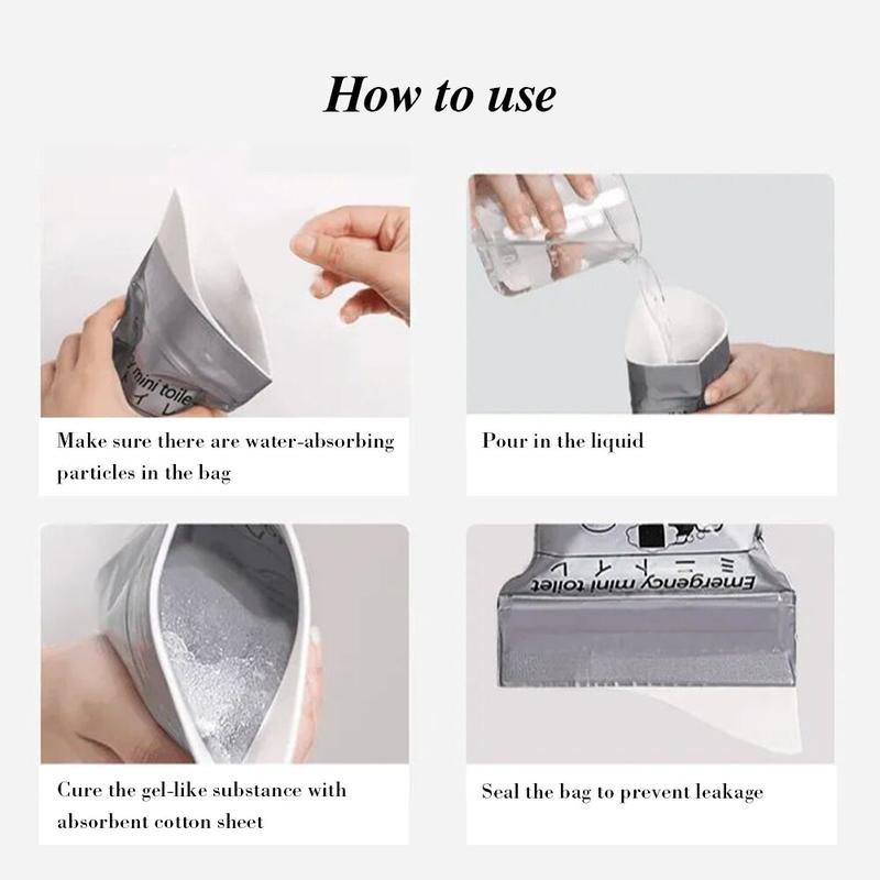 Car Toilet Road Trip Car Emergency Urine Bag Travel One-Time Convenient Emergency Outdoor Camping Common