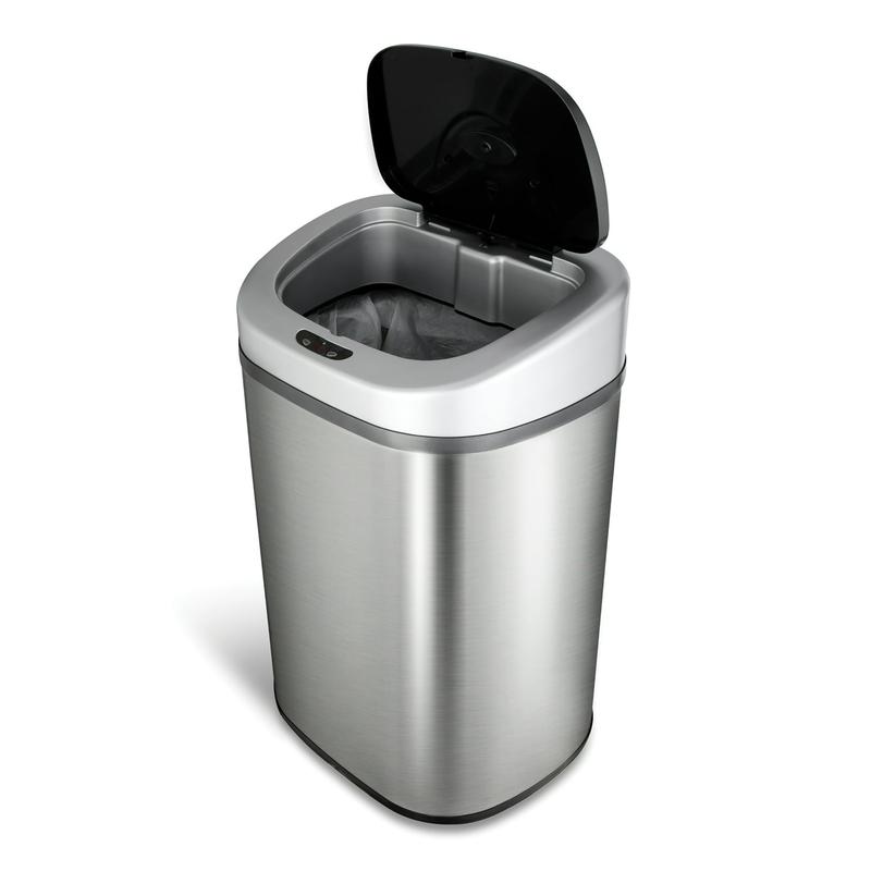 Nine Stars 21.1 Gallon Trash Can, Motion Sensor Touchless Kitchen Trash Can, Stainless Steel || STEPHEN