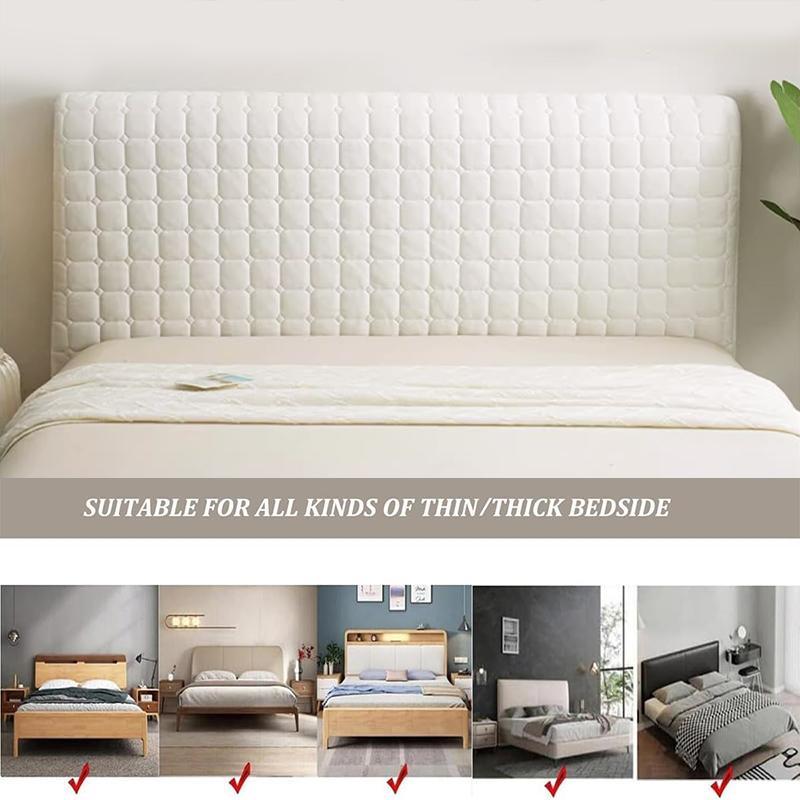 Solid Color Headboard Cover, 1 Count Soft Comfortable Breathable Dustproof Headboard Cover, Bedding Supplies for Home Bedroom Hotel